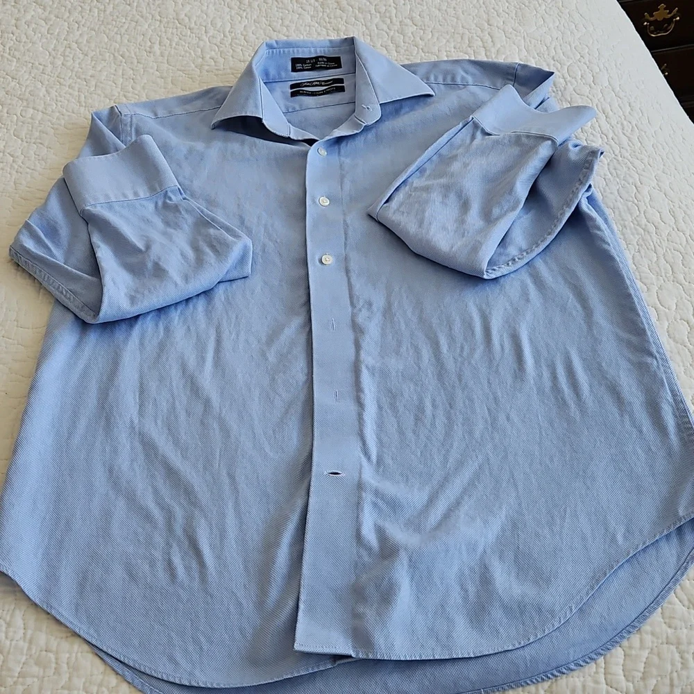 Saks Fifth Avenue Slim Fit Button-down Shirt 15 1/2 - 32/33 - Picture 6 of 9